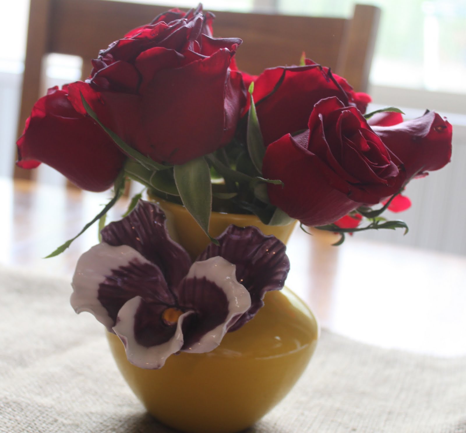 Moore Minutes Recycled Flower Arrangements