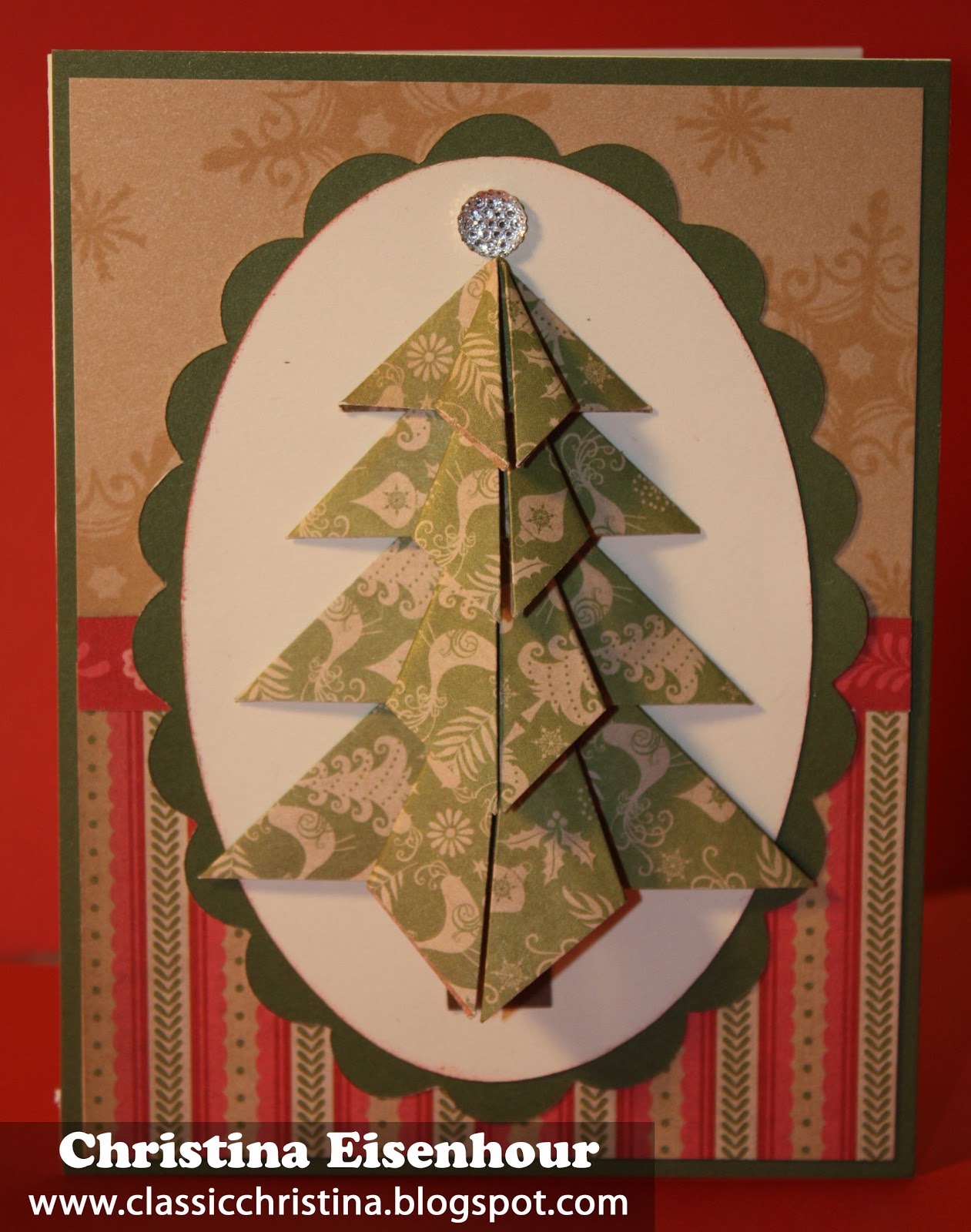 Classic Christina Origami Christmas Tree Tutorial