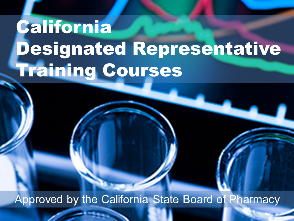 California Designated Representative Training Courses