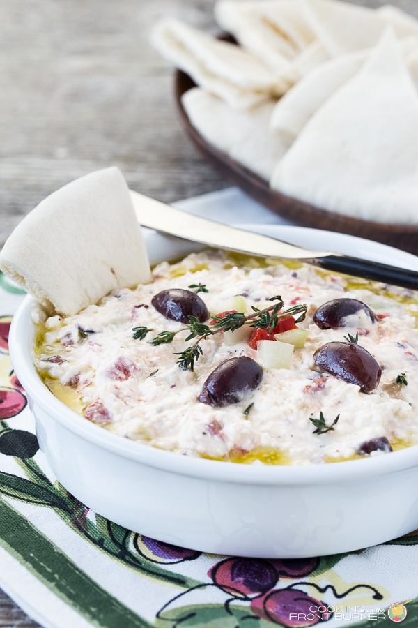 Mediterranean Feta Dip Cooking on the Front Burner