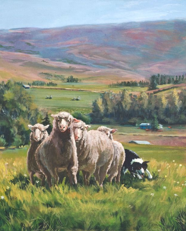 Western Art International "A Fine Day in Meeker" Original Colorado Landscape Painting With