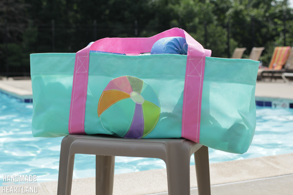 DIY Perfect Pool Bag made with oly*fun