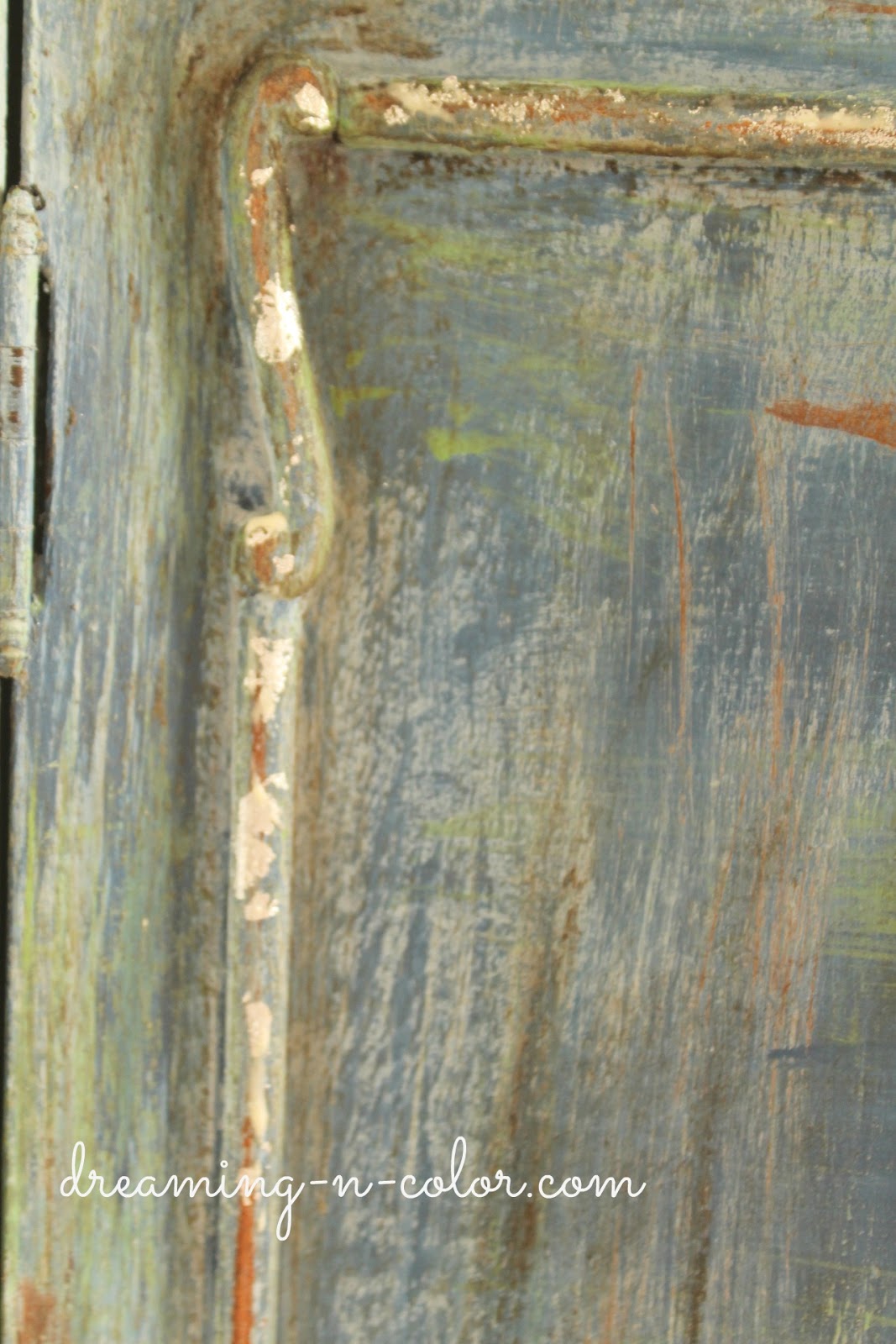 dreamingincolor French Painted Patina Night Stand Chalk Paint Project