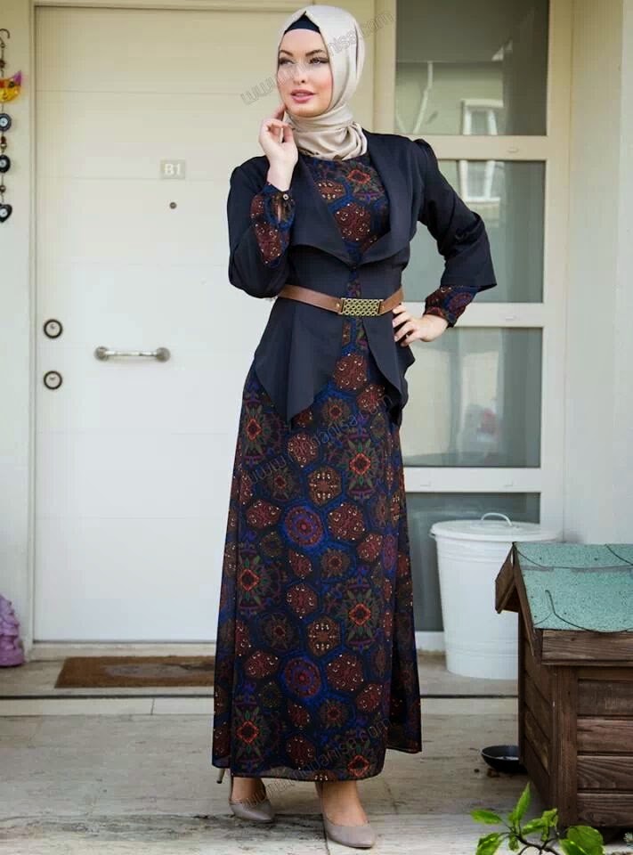 colorful hijab style