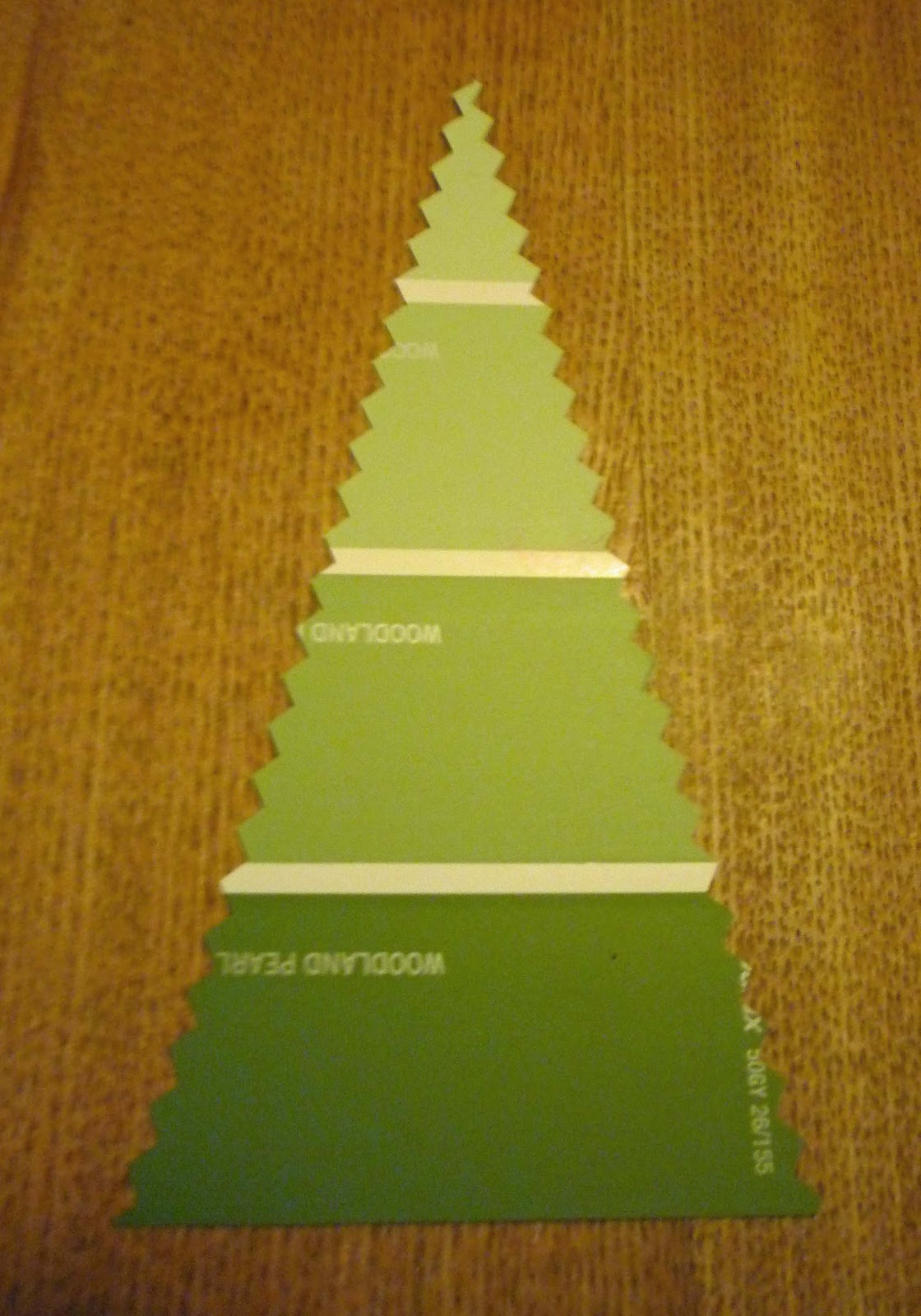 buttons and paint... and Paint Swatch Christmas Cards