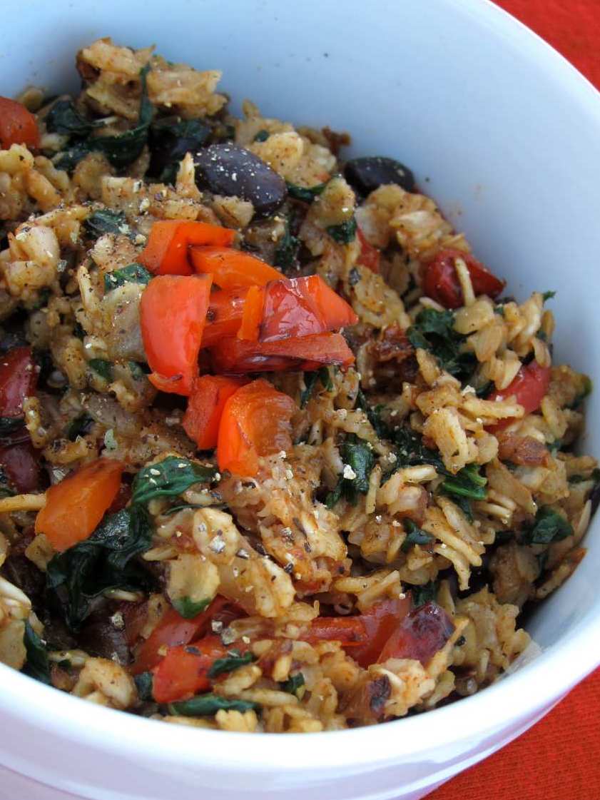 The Oatmeal Artist CajunSpiced Oatmeal with Red Pepper, Black Beans