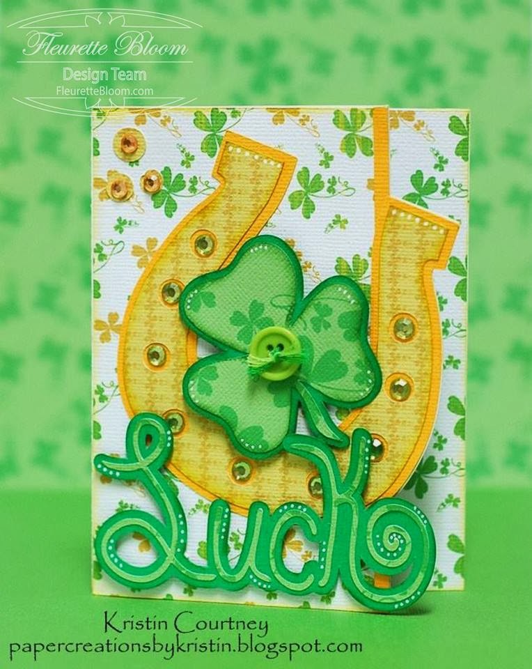 Paper Creations by Kristin LUCK Horseshoe Card