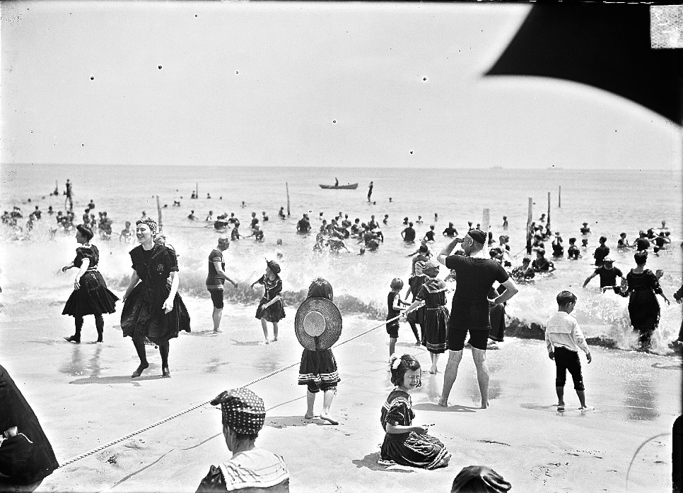 Beach & Boardwalk Atlantic City 1900s 8x10 Reprint Of Old 