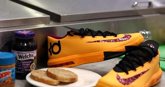 THE SNEAKER ADDICT: Nike KD 6 VI 'Peanut Butter and Jelly' Sneaker