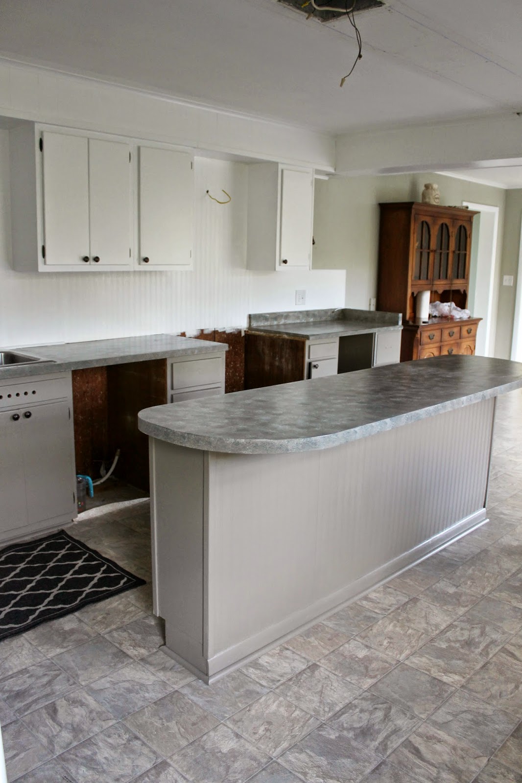 Grace Lee Cottage DIY Painted Kitchen Counters