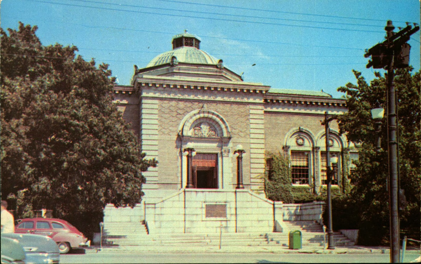 Library Postcards Public Library, Bangor, Maine