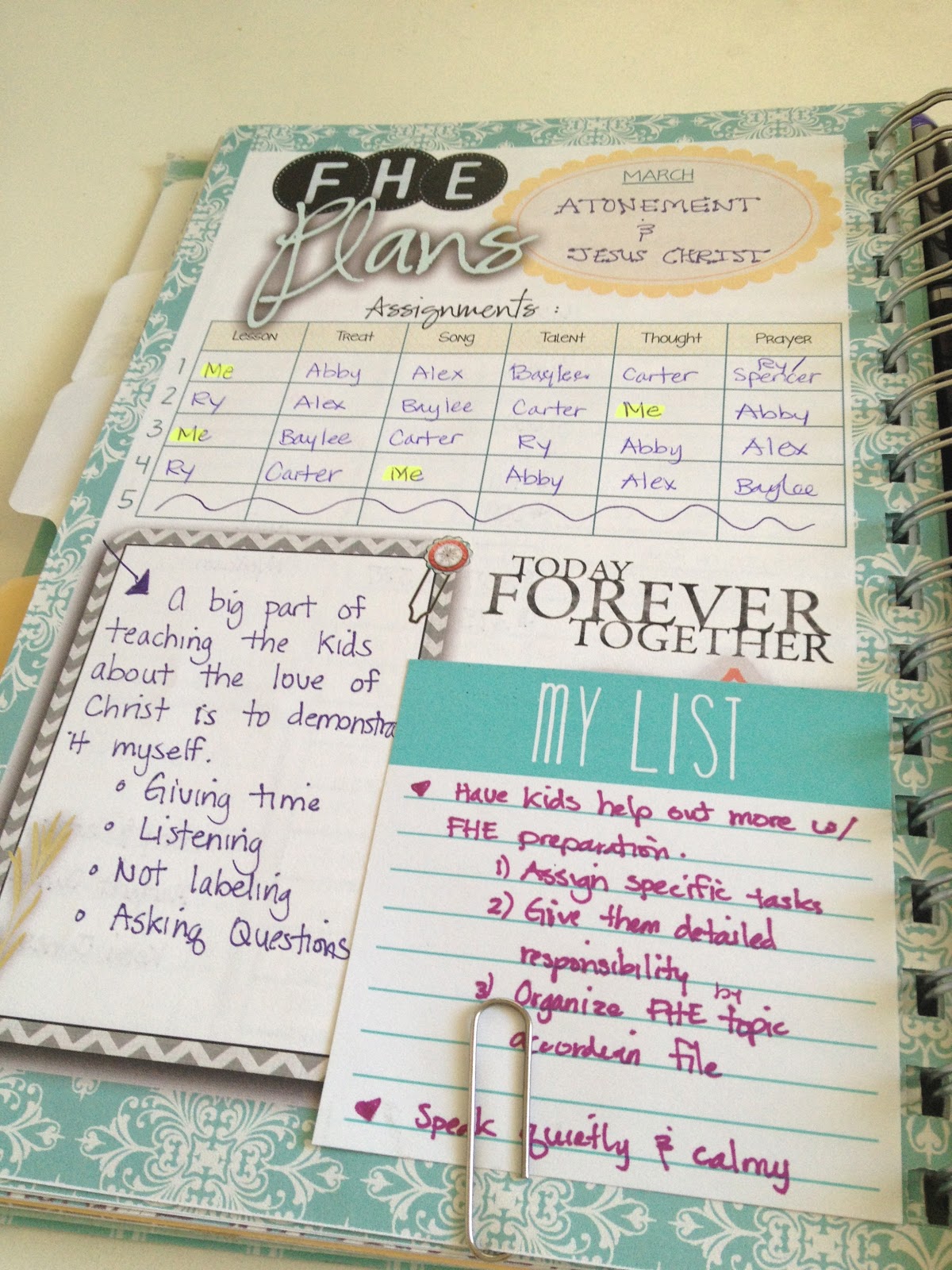 mormon mom planners monthly planner weekly planner family home