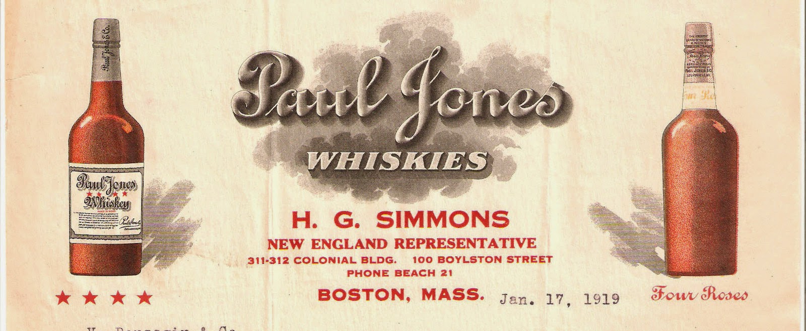 Those PrePro Whiskey Men! Paul Jones Yearned for “The Old South”