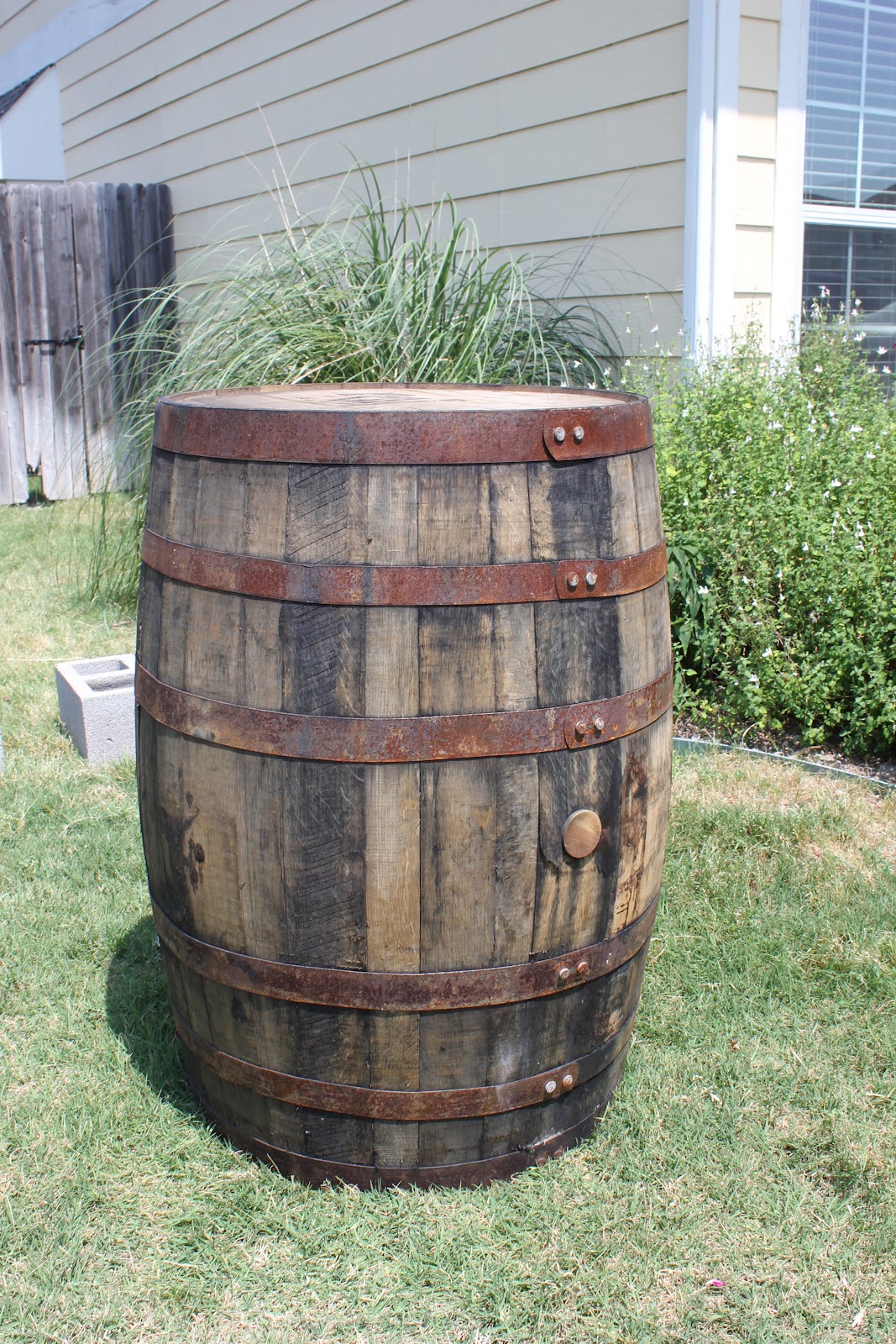 Fire Fly Fisherman Whiskey Rain Barrel
