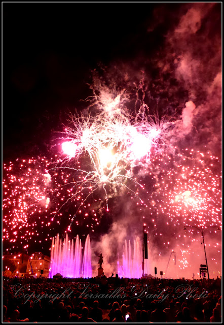Feu d'artifice 14 juillet 2015 Versailles Bastille Day fireworks