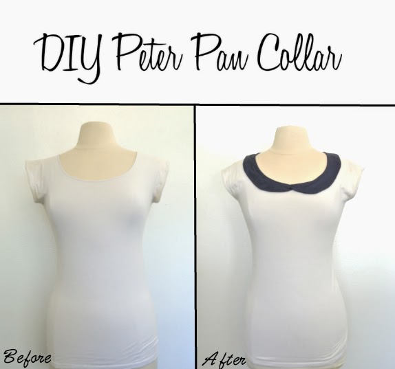 Tutorial on how to create a pattern for a peter pan collar