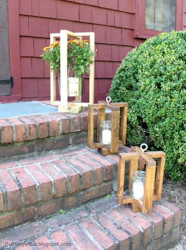 That's My Letter DIY Hanging Lantern