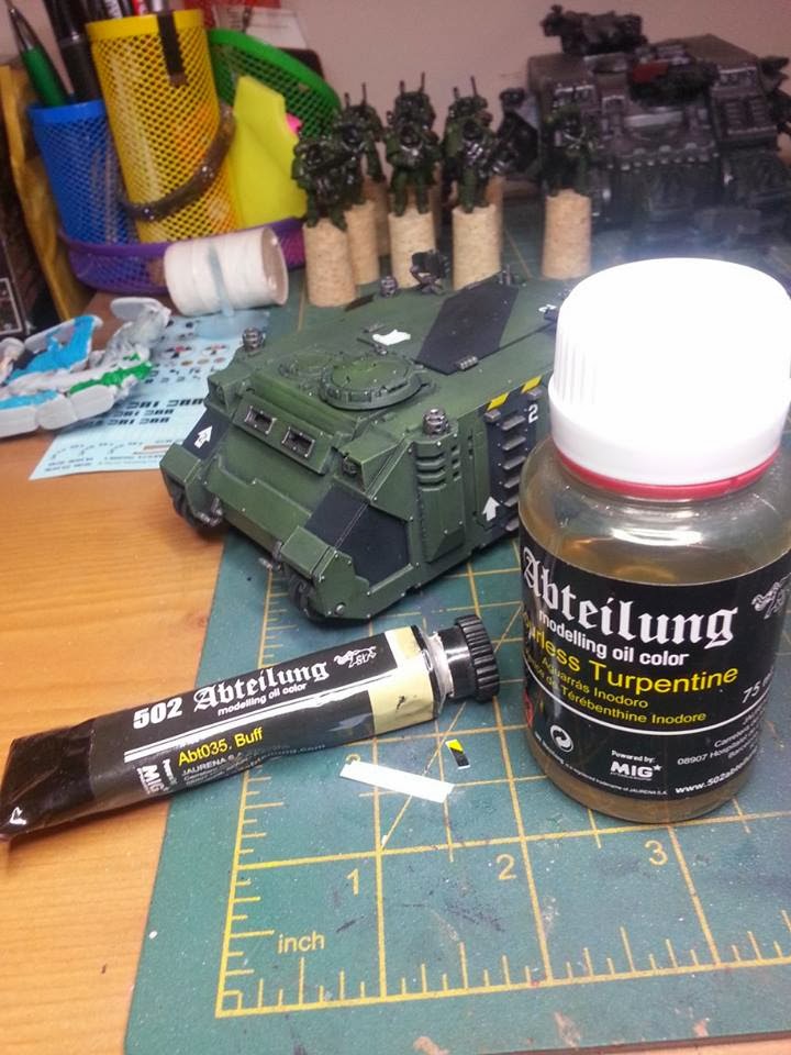 Tutorial Weathering Vehicles with Oil Paints Wargaming Hub