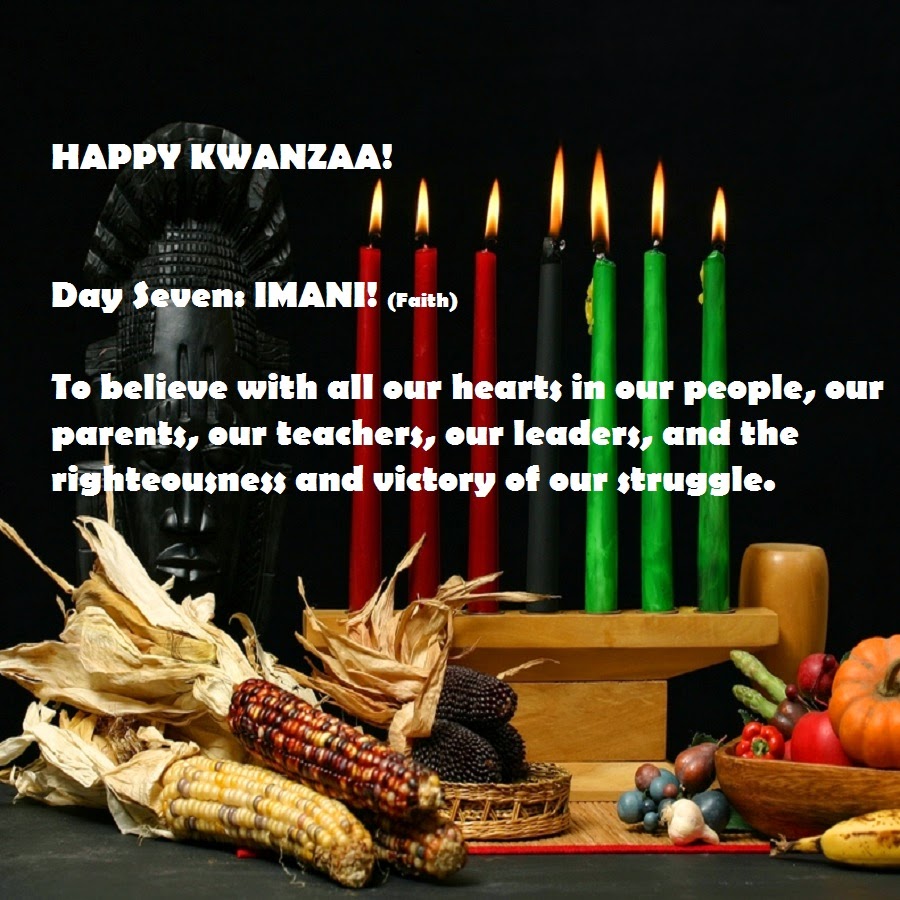 Afrocentriqueaz Happy Kwanzaa Day Seven Imani