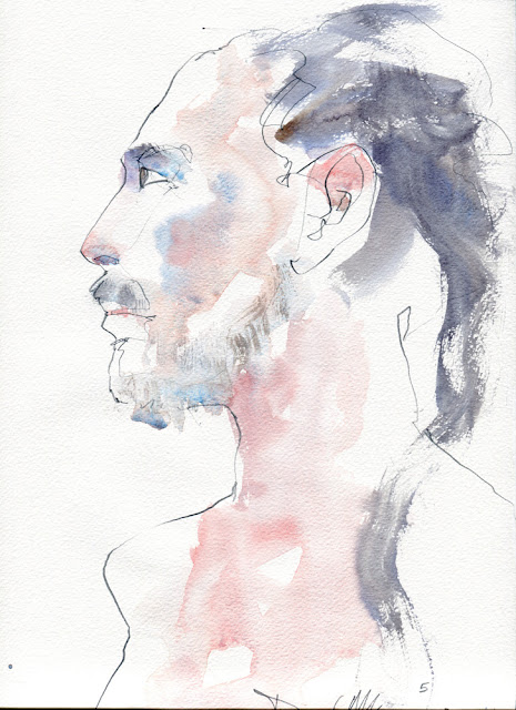 Watercolour sketch by David Meldrum