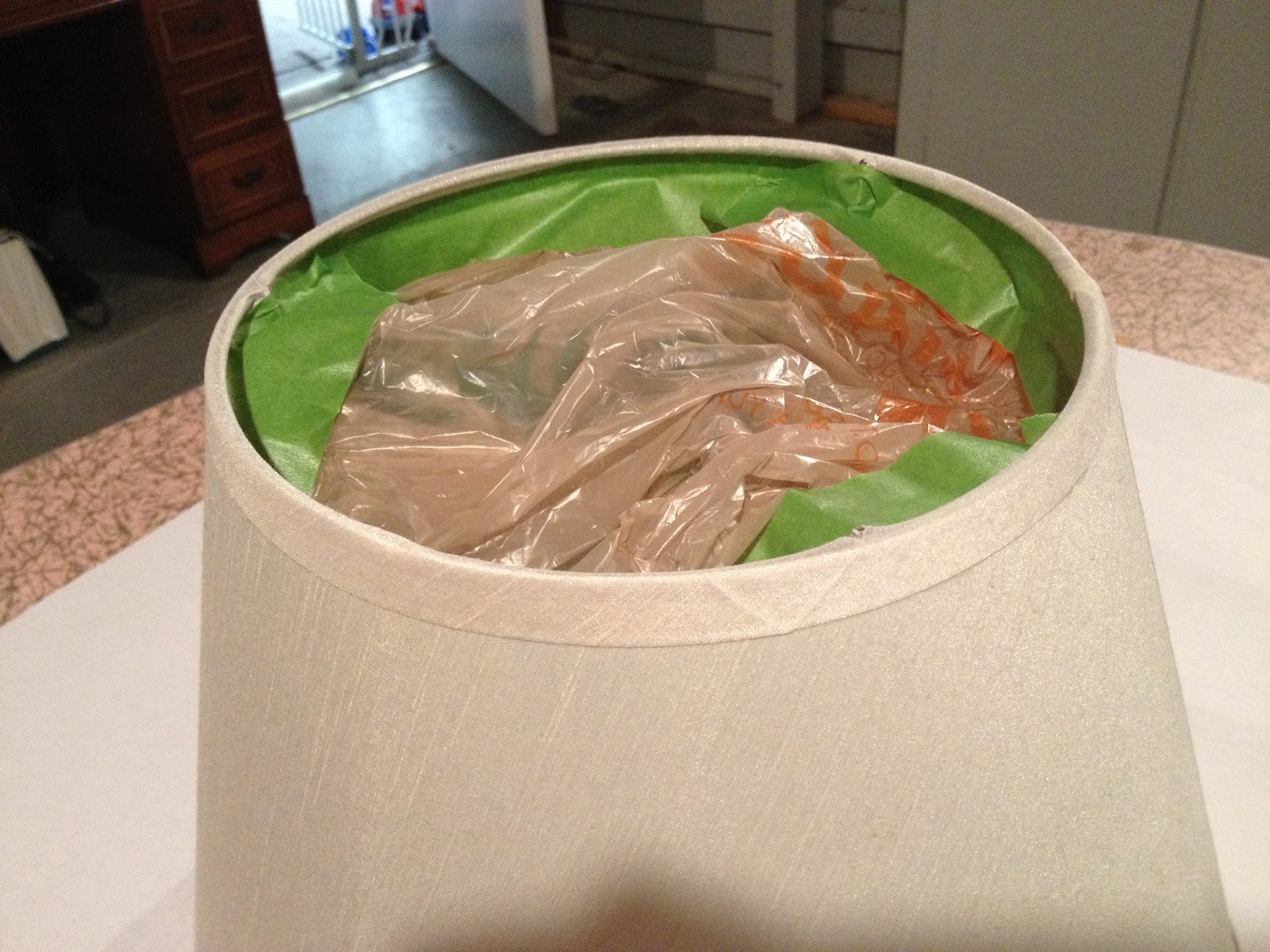 DIY Lamp Shade Revamp with Spray Paint! Kasey Trenum