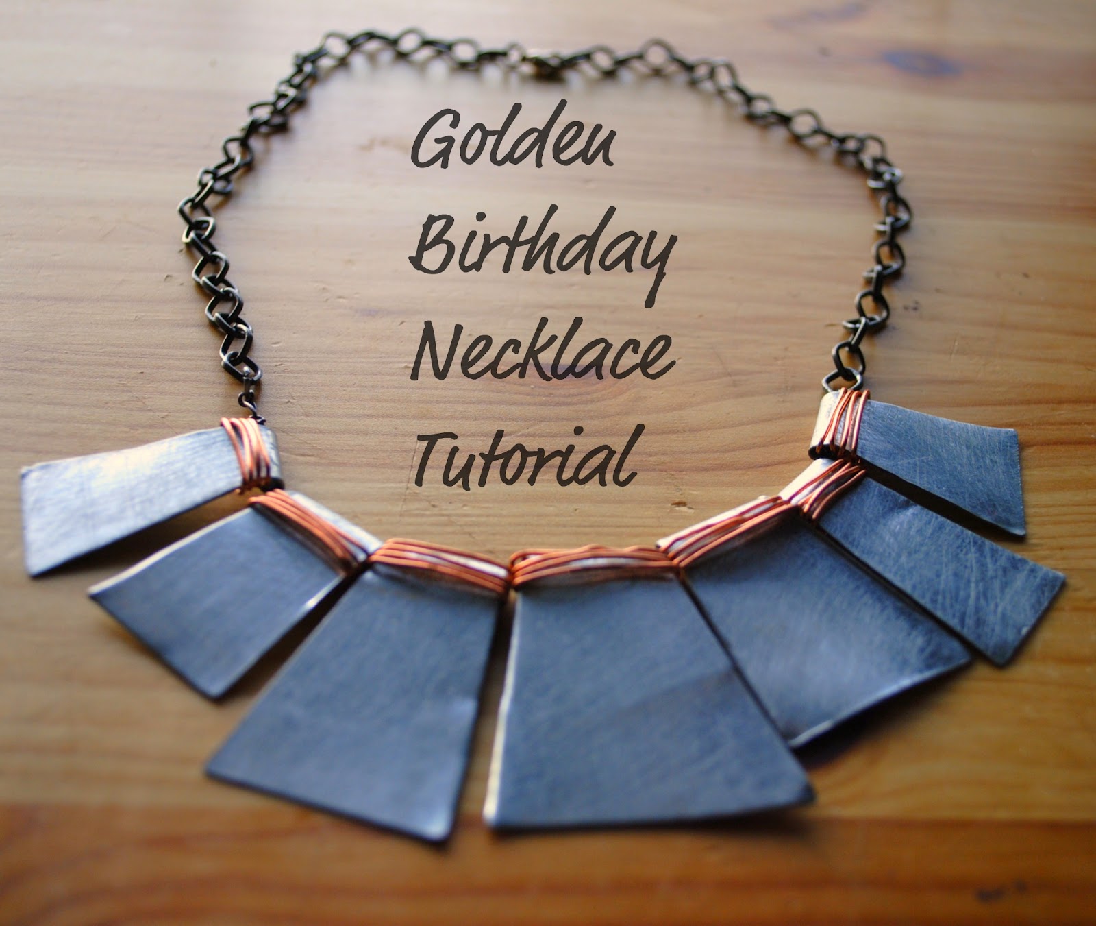 Stranger Than Vintage Tutorial Golden Birthday Necklace