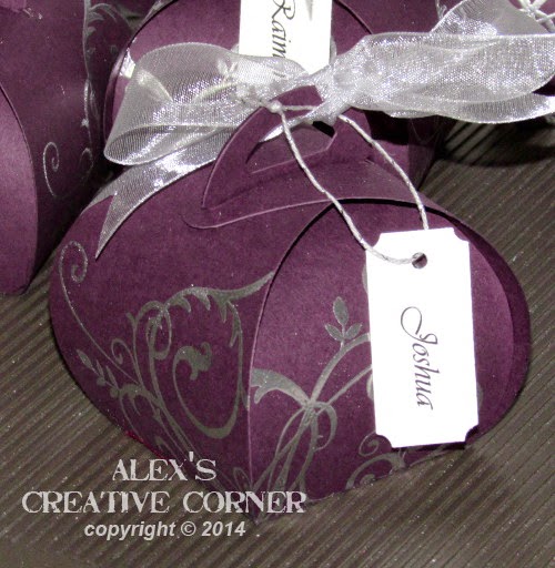 Alex's Creative Corner Curvy Keepsake Party Favours