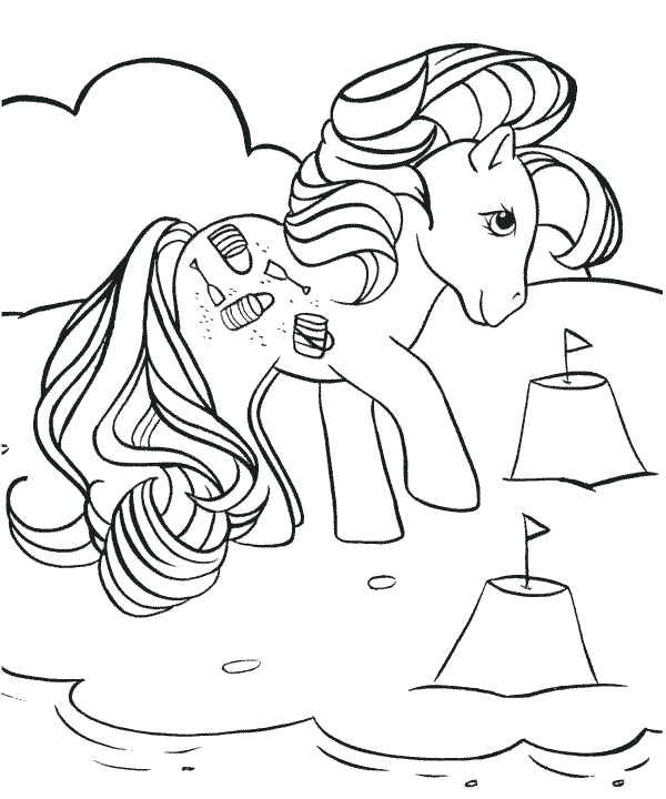 Cartoon Design: Little Pony Coloring Pages