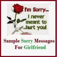 Best sorry messages to girlfriend