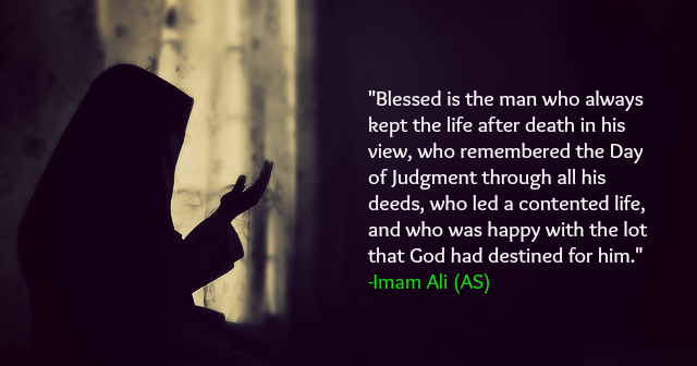 Hazrat Ali Quotes: Blessed is the man who always kept the life after