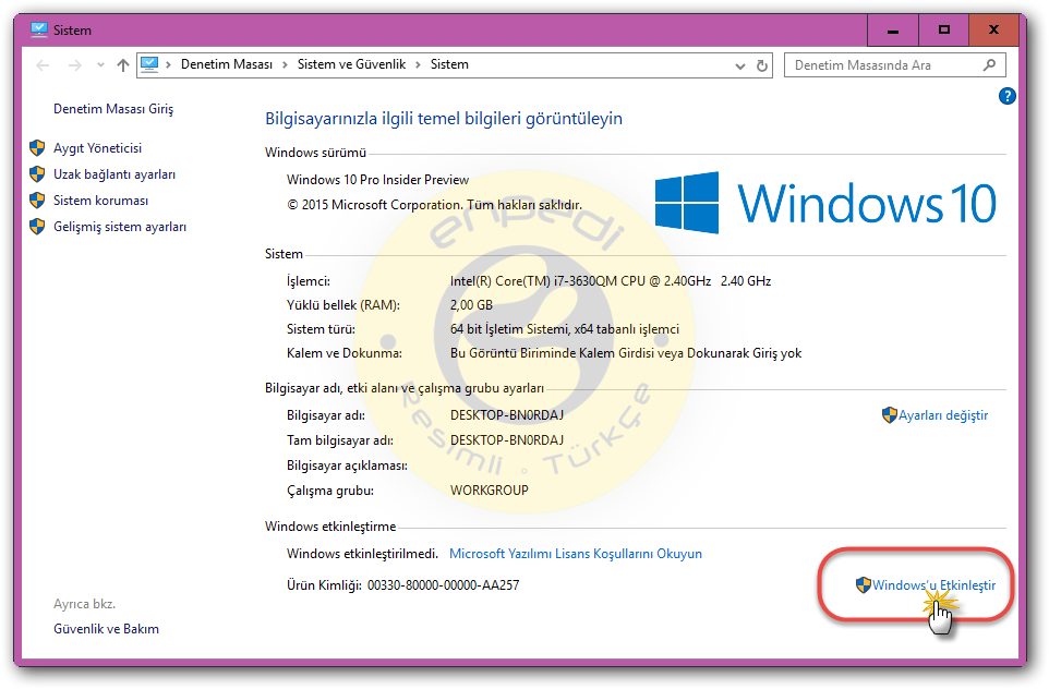 windows xp etkinlestirme kodu windows xp etkinlestirme kodu