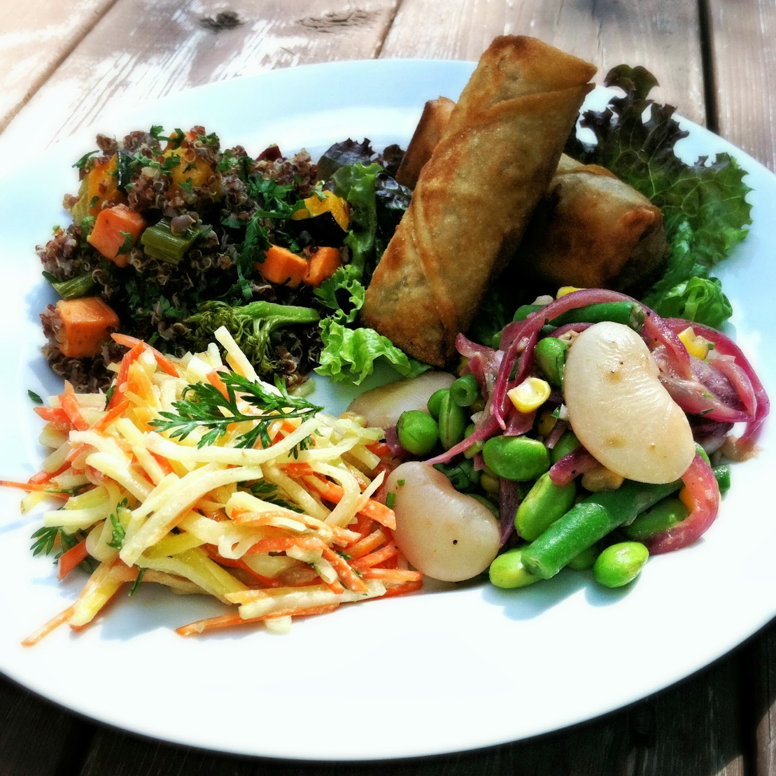 Berkshire Vegan deepfried spring rolls