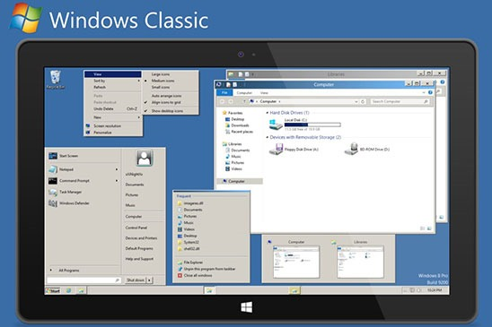 Windows Classic Vs