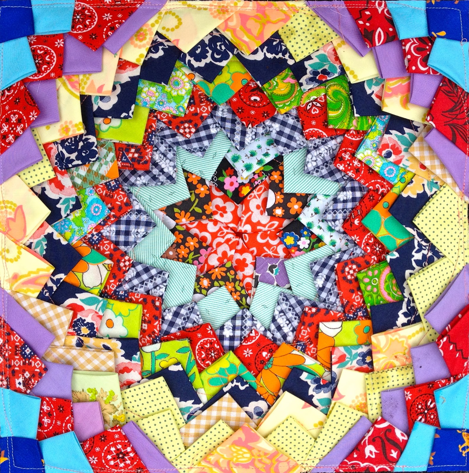 nifty quilts Doin' the Pine Burr