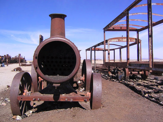 El Cementerio de Trenes en Bolivia