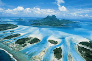 Bora Bora is an island in the Leeward group of the Society Islands of French . (french polynesia bora bora aerial view)
