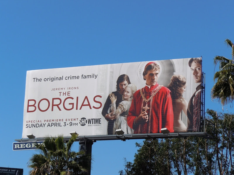 The Borgias Showtime billboard