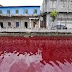 نهر يأخذ لونا من الدم فجأة في الصين يثير الرعب بين السكان    