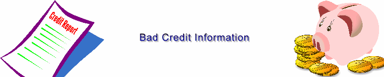 Bad Credit Information