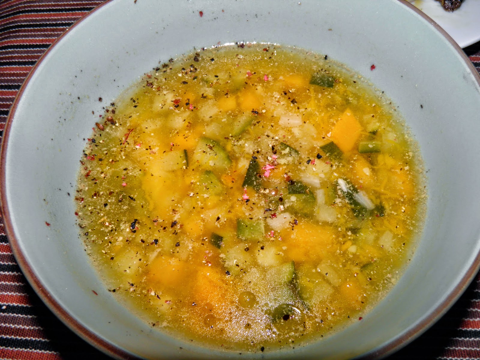 Sopa De Calabaza Y Calabacín
