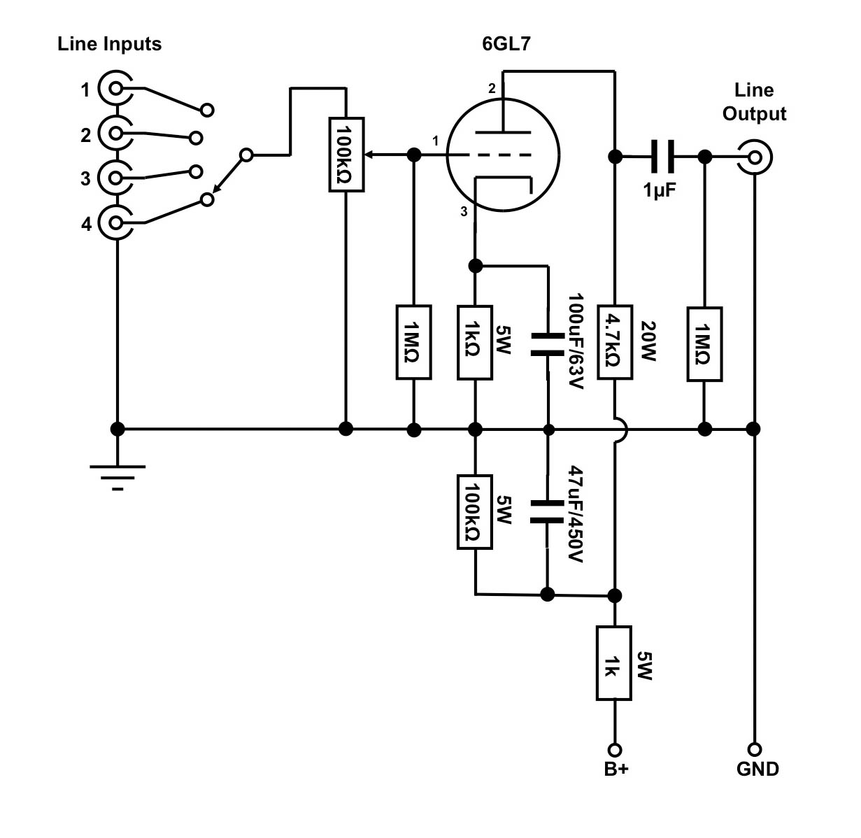 VinylSavor The Octal Line Preamplifier, Part 1 Signal Section