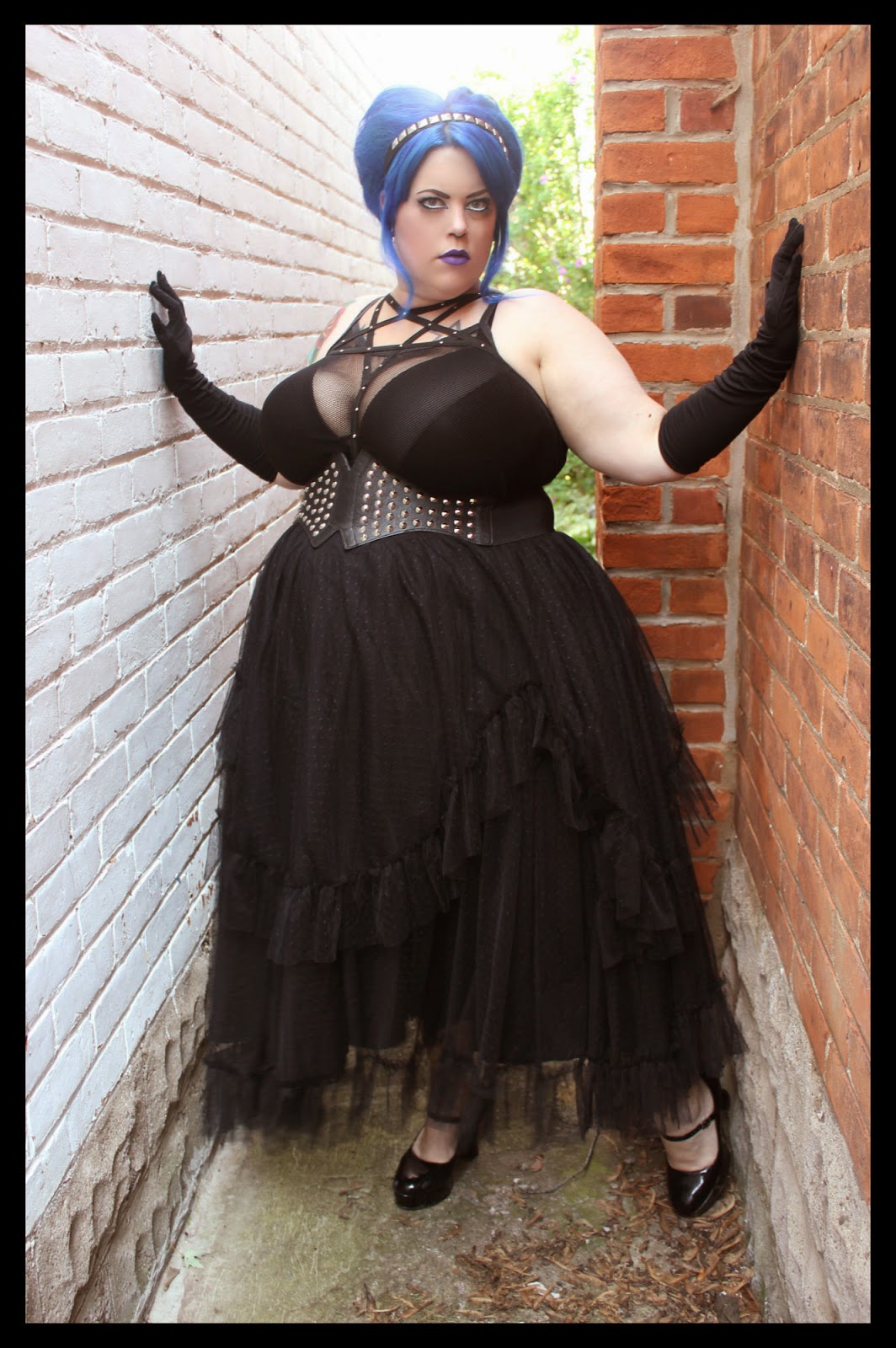 pentagram bralette plus size