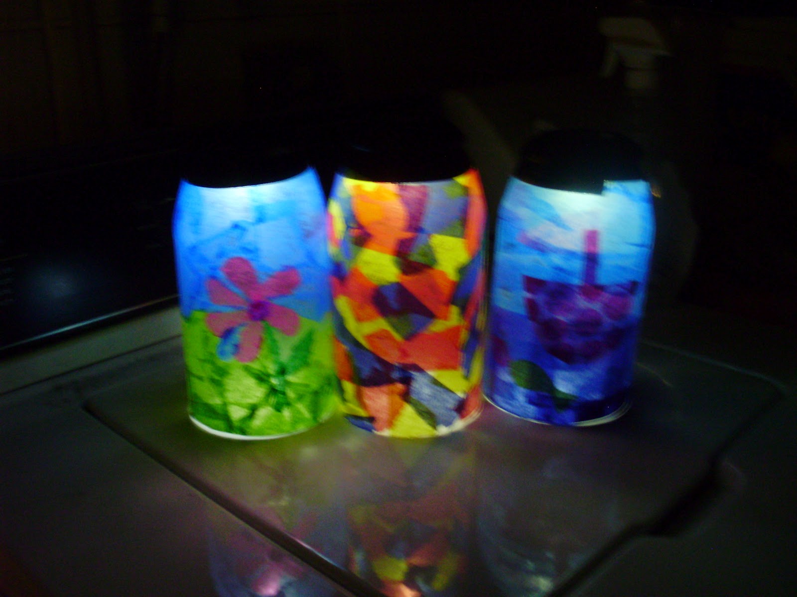 Just a note from Mary... Recycled 2 liter bottles.