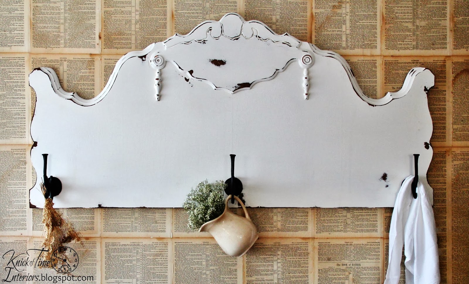 Repurposed Headboard Coat Rack Repurposed-Headboard-Coat-Rack