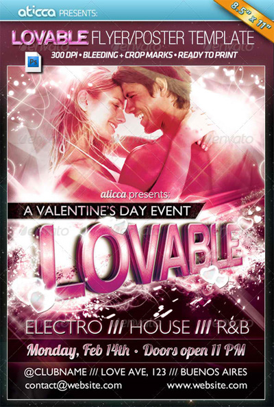Valentines Party Flyer/Poster Valentines Party Flyer/Poster