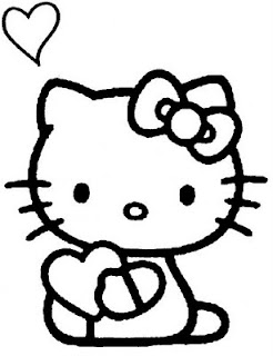 Dibujos para colorear de hello kitty