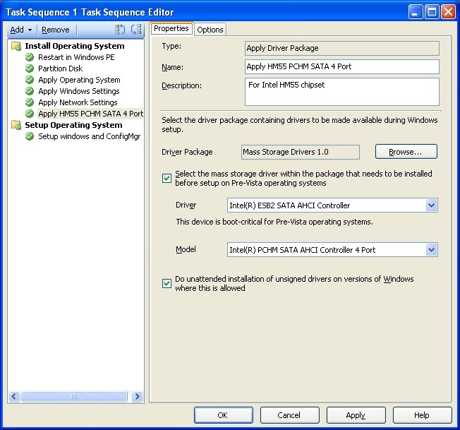 Intel Mass Storage Controller Driver