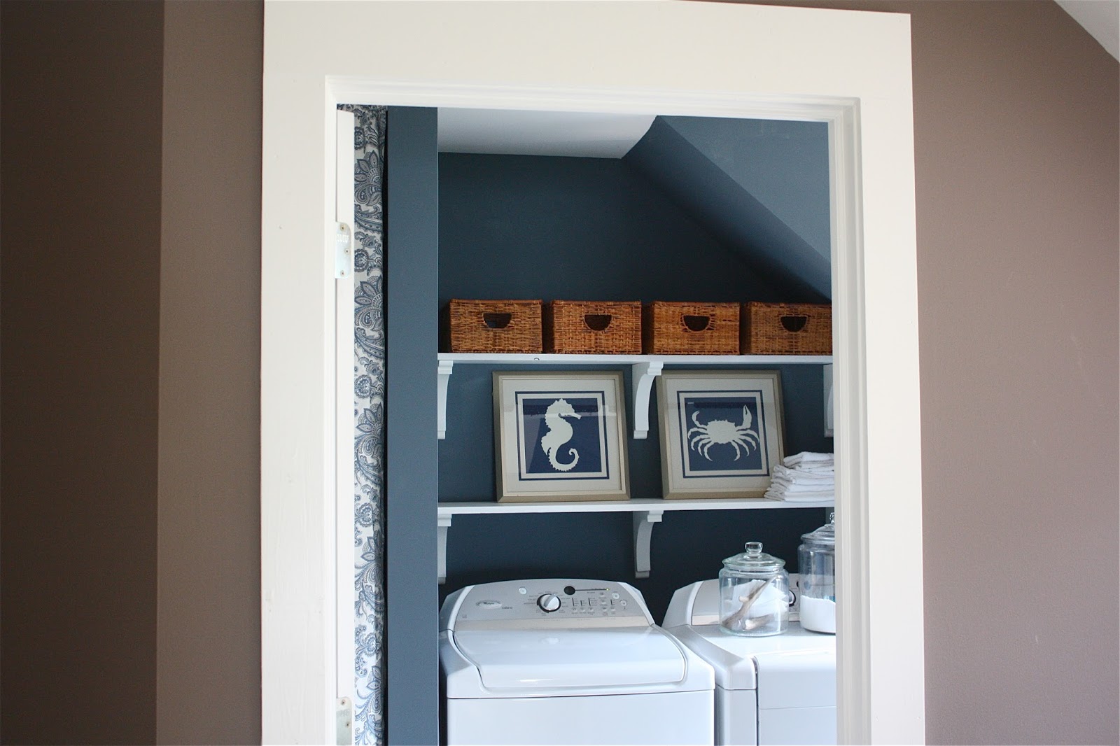 The Yellow Cape Cod Our Home Tour The Laundry Room