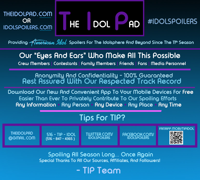 TIP (The Idol Pad) - American Idol Spoilers #idolspoilers