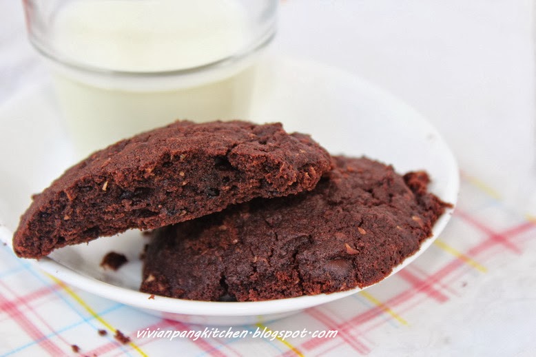 Vivian Pang Kitchen Totally Chocolate Chocolate Chip Cookies (Nigella
